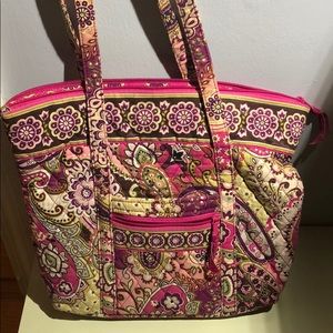 Vera Bradley Pink Paisley Tote